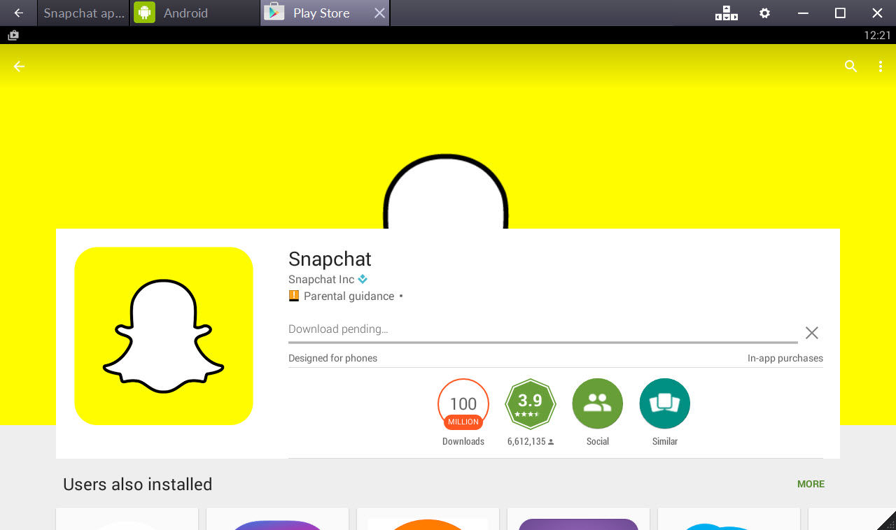 can you download snapchat on a mac